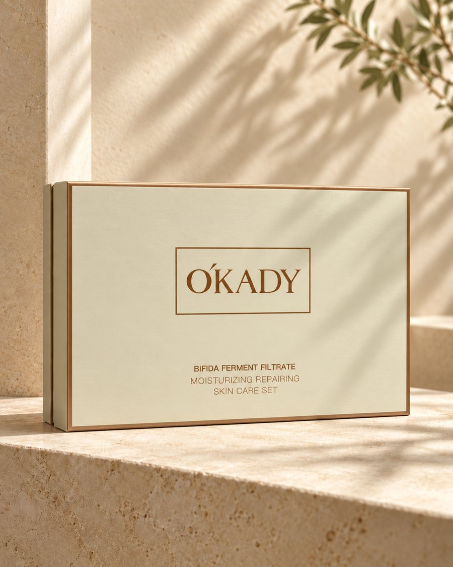 The Okady gift box, closed