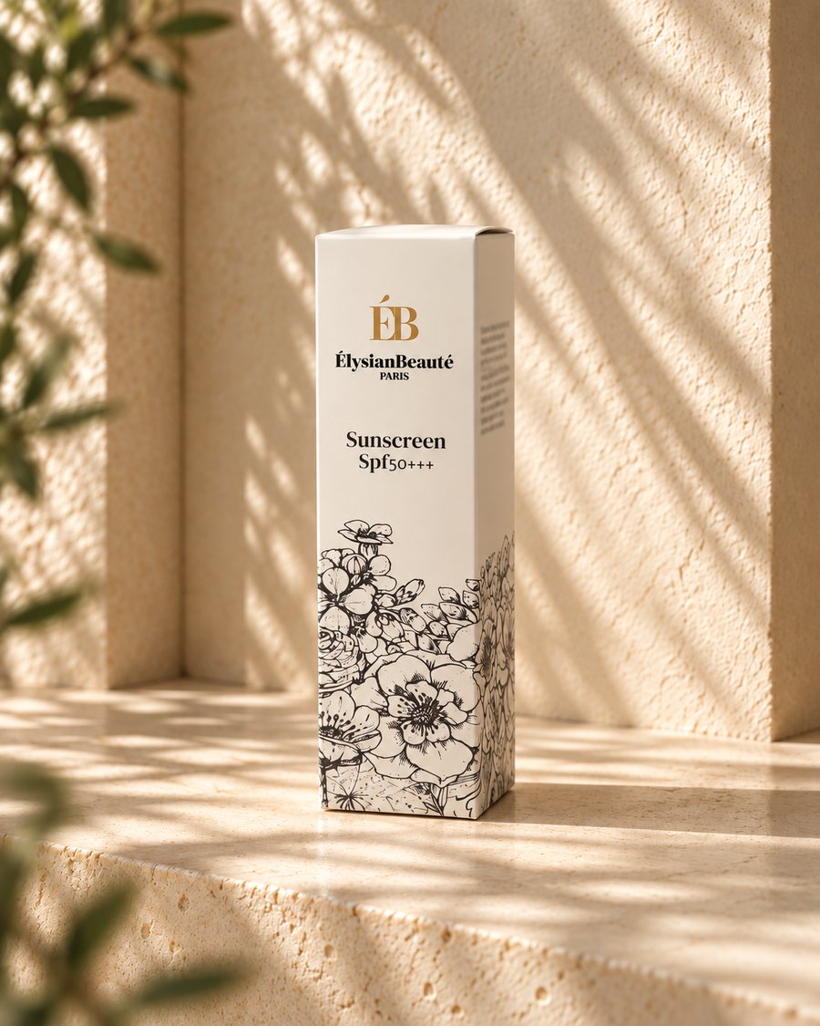 The flower box of the Sunscreen SPF 50+++
